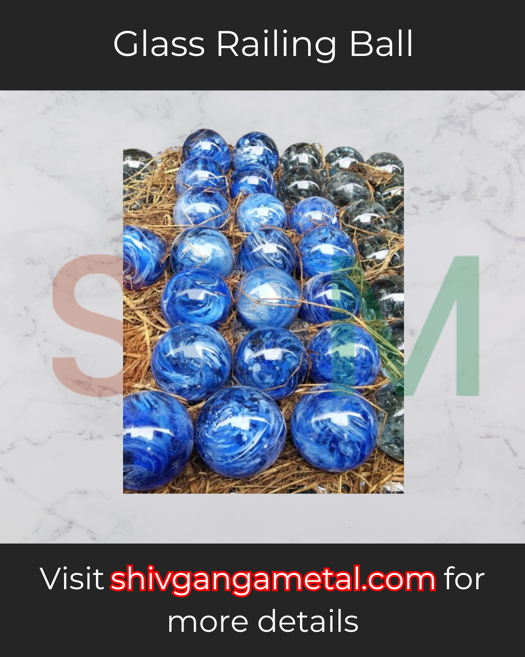 Glass Railing Ball